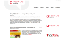 Desktop Screenshot of medialab-holding.com