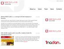 Tablet Screenshot of medialab-holding.com